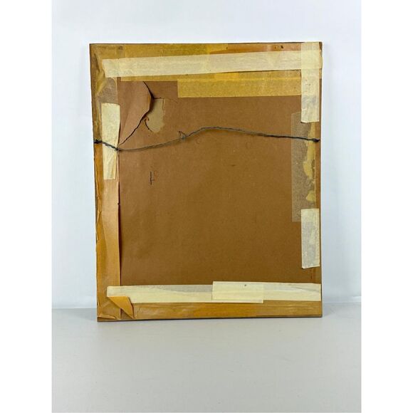 Original Virginia Gruppe Signed Framed Watercolor 13X11" Harbor Sailboat Scene - Picture 4 of 4